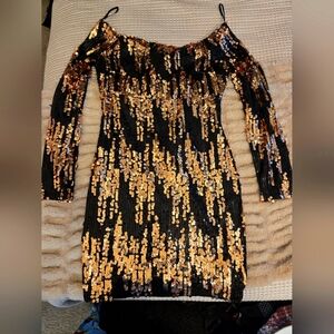 Shimmery Akira Sleve Dress